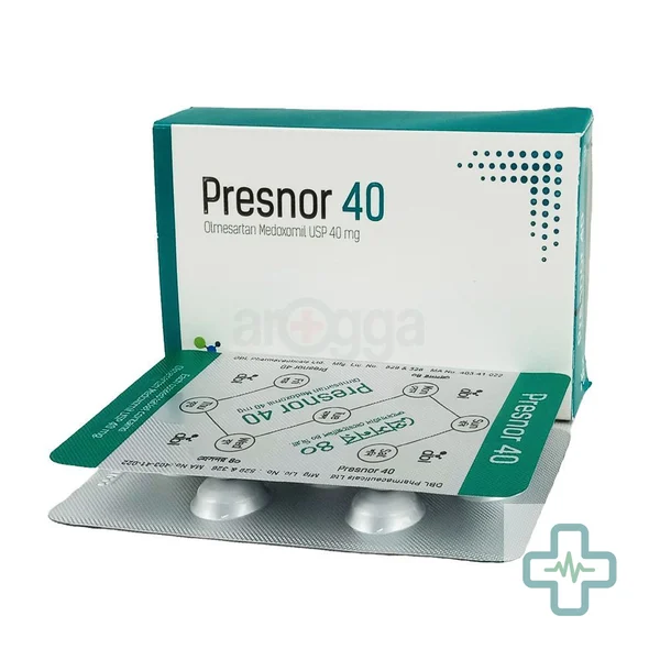 Presnor 40 40 mg Tablet — Olmesartan Medoxomil