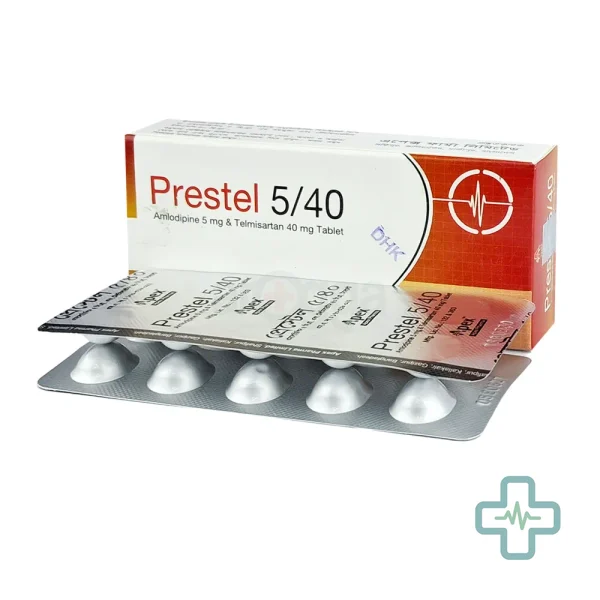 Prestel 5/40 5 mg + 40 mg Tablet — Amlodipine + Telmisartan