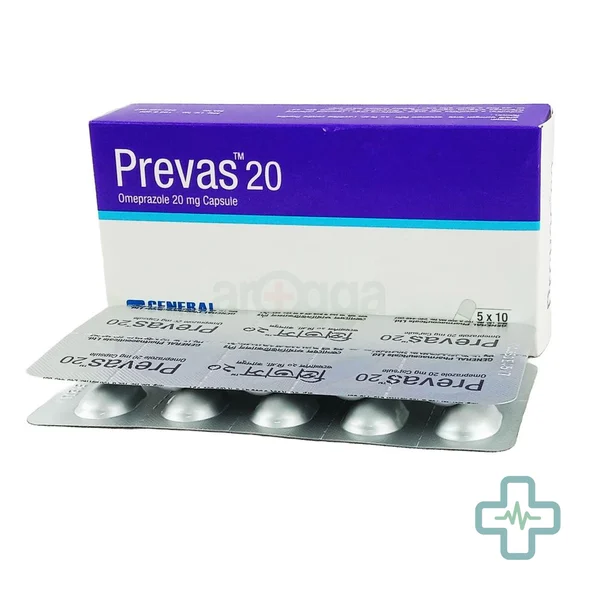 Prevas 20 20 mg Capsule — Omeprazole