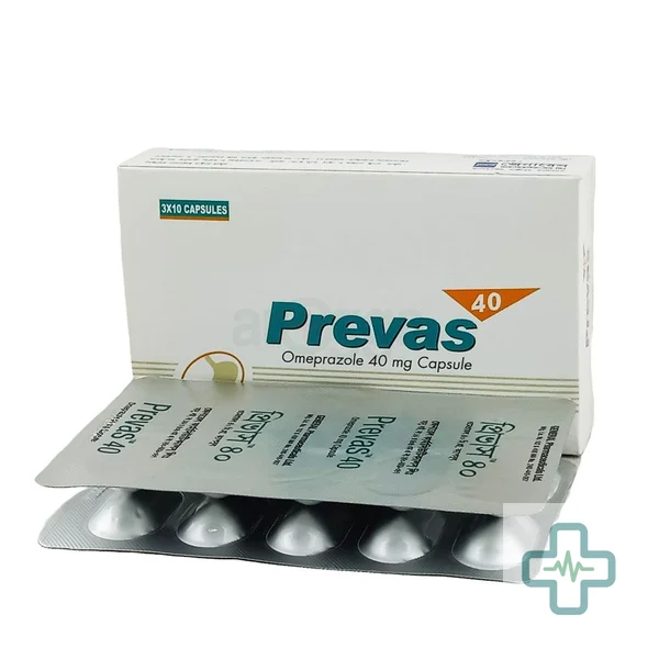 Prevas 40 mg Capsule — Omeprazole