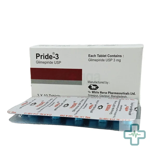 Pride 3 3 mg Tablet — Glimepiride