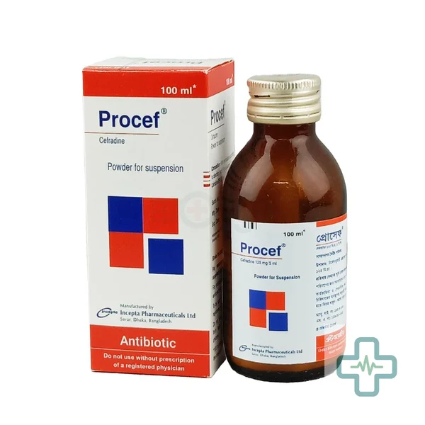 Procef 125 mg/5 ml Powder For Suspension — Cephradine