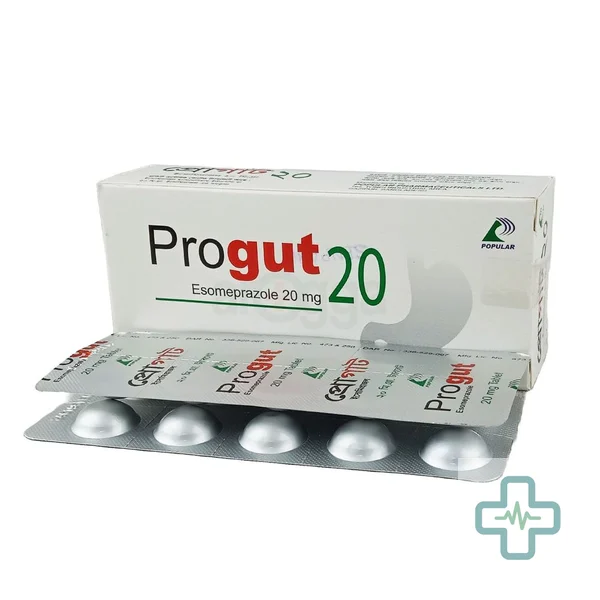 Progut 20 20 mg Tablet — Esomeprazole