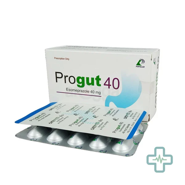 Progut 40 40 mg Tablet — Esomeprazole