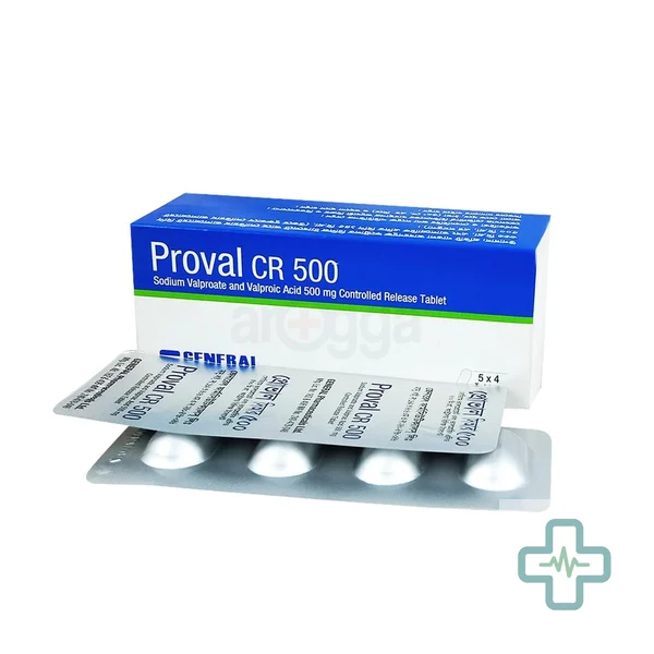 Proval CR 500 500 mg Tablet — Sodium Valproate