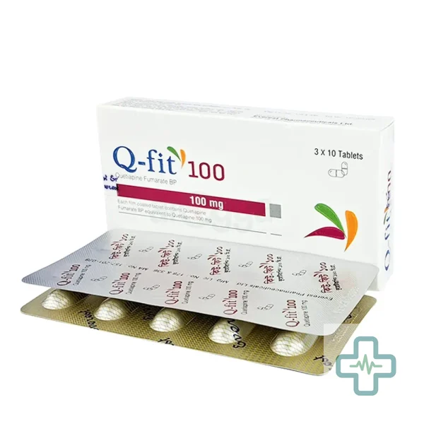 Q-Fit 100 100 mg Tablet — Quetiapine