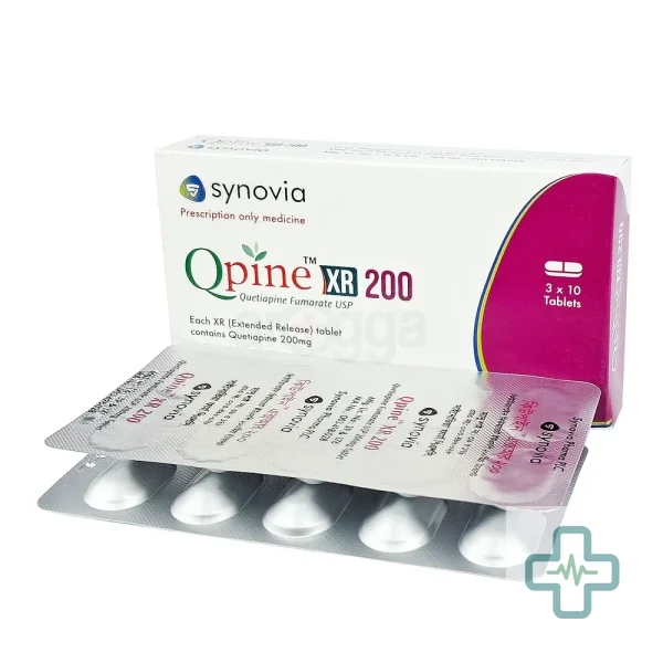 Qpine XR 200 200 mg Tablet — Quetiapine