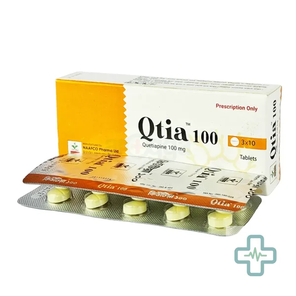 Qtia 100 100 mg Tablet — Quetiapine