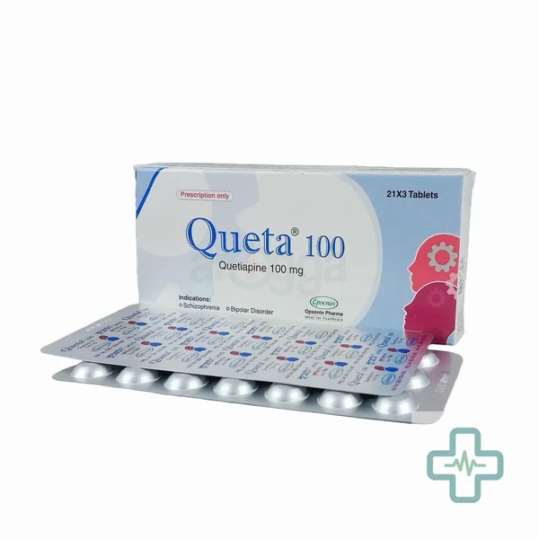 QUETA 100 100 mg Tablet — Quetiapine