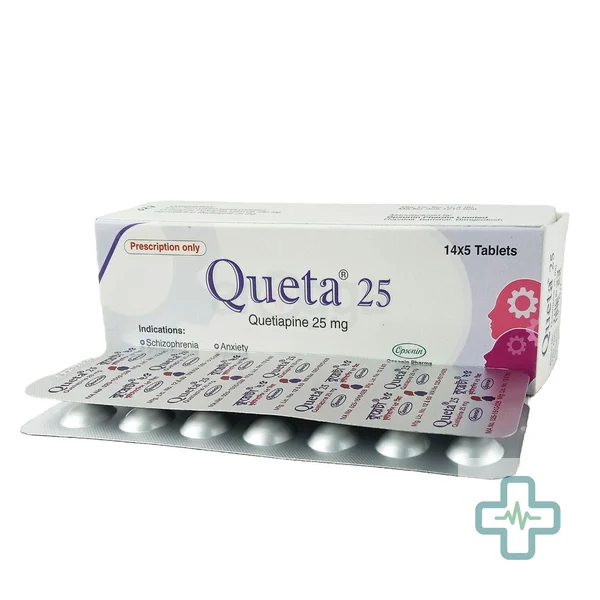 Queta 25 25 mg Tablet — Quetiapine
