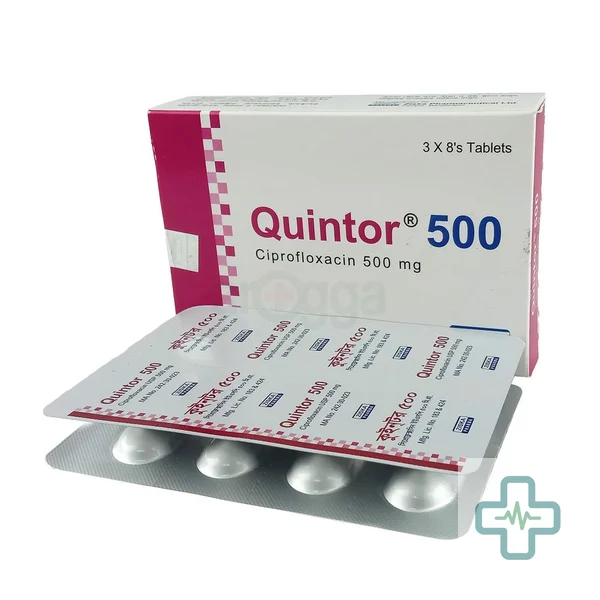 Quintor 500 mg Tablet — Ciprofloxacin