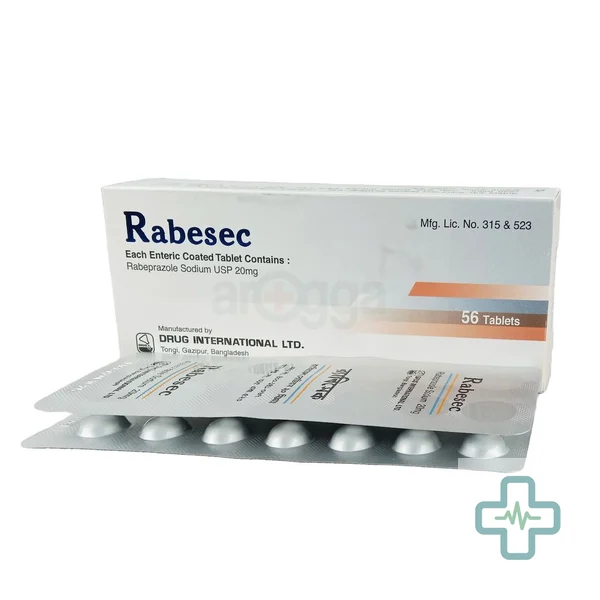 Rabesec 20 mg Tablet — Rabeprazole Sodium