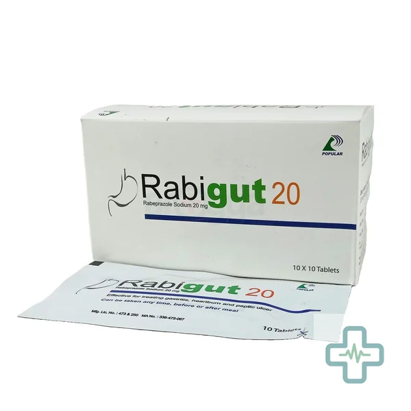 Rabigut 20 mg Tablet — Rabeprazole Sodium