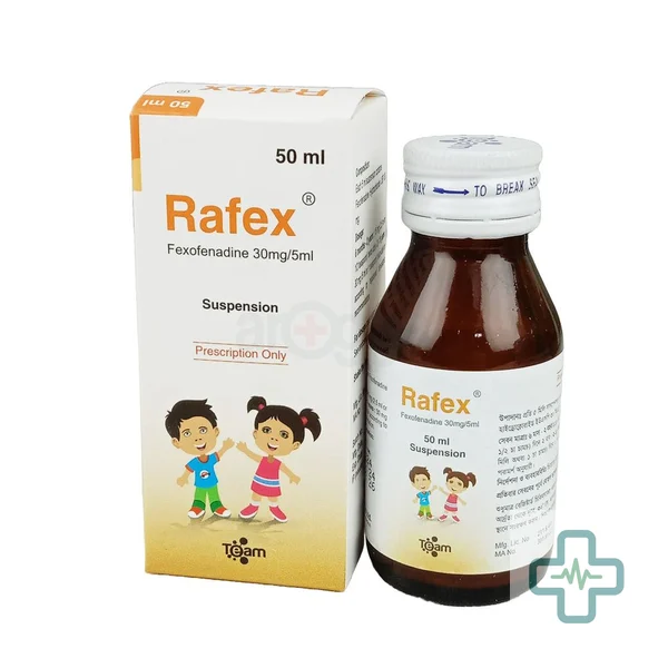 Rafex 30 mg/5 ml Suspension — Fexofenadine Hydrochloride