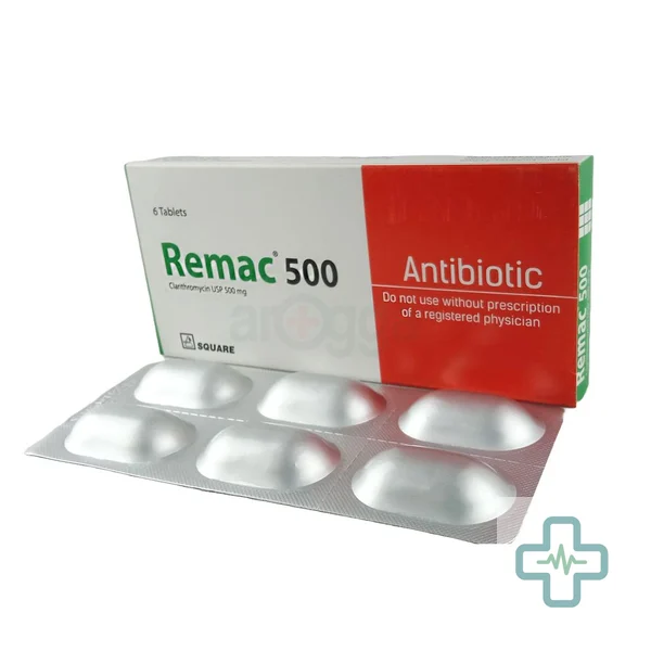 Remac 500 500 mg Tablet — Clarithromycin