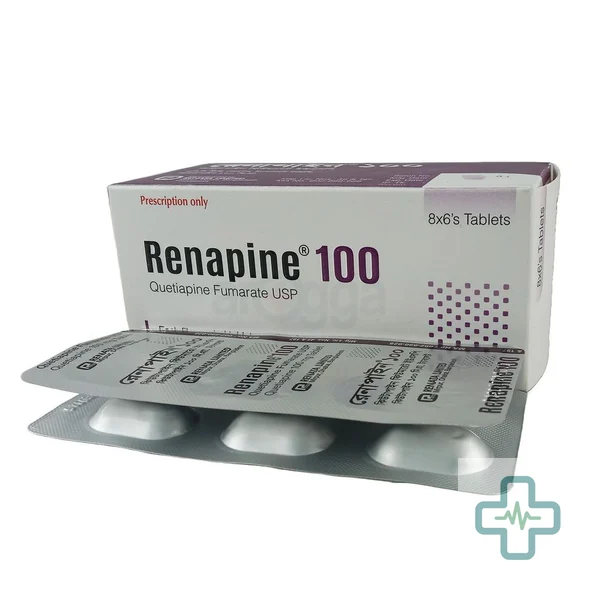 Renapine 100 100 mg Tablet — Quetiapine