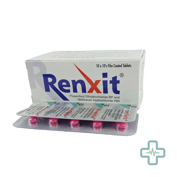 Renxit 500 mcg + 10 mg Tablet — Flupentixol + Melitracen