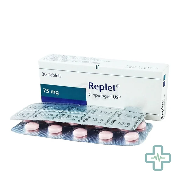 Replet 75 mg Tablet — Clopidogrel