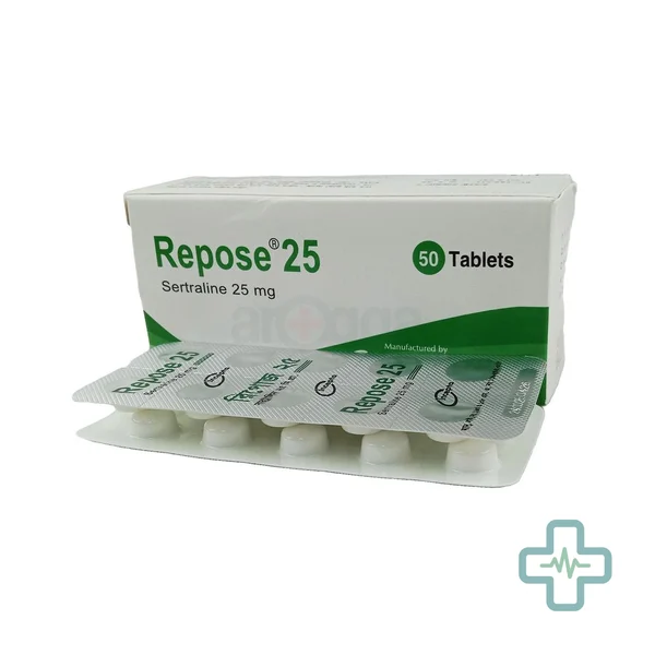 Repose 25 mg Tablet — Sertraline