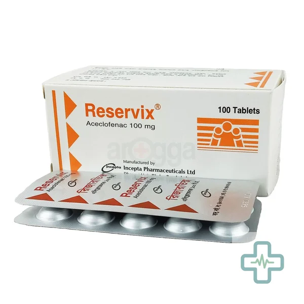 Reservix 100 mg Tablet — Aceclofenac