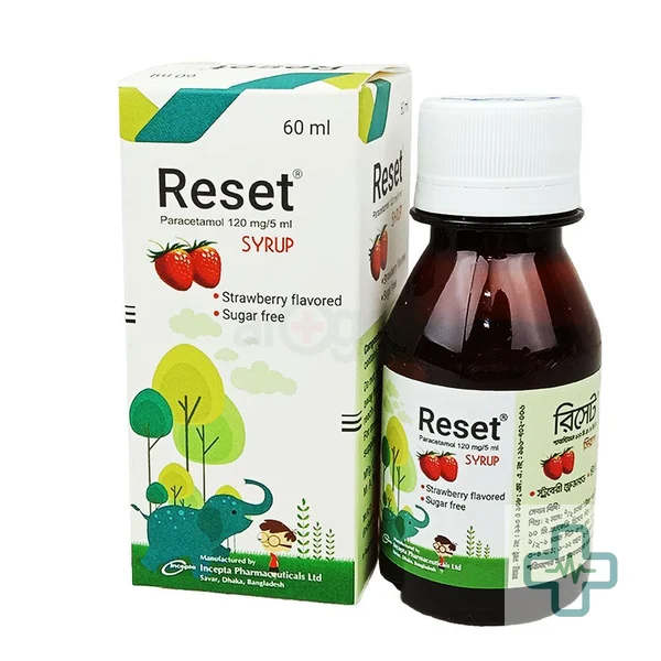 Reset 120 mg/5 ml Syrup — Paracetamol