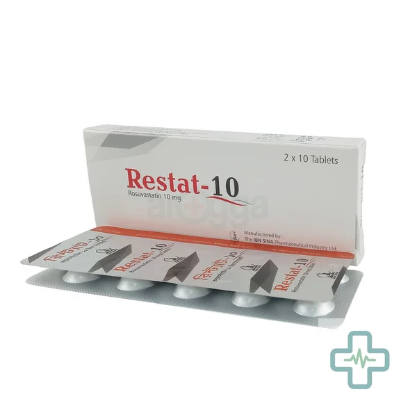 Restat 10 10 mg Tablet — Rosuvastatin