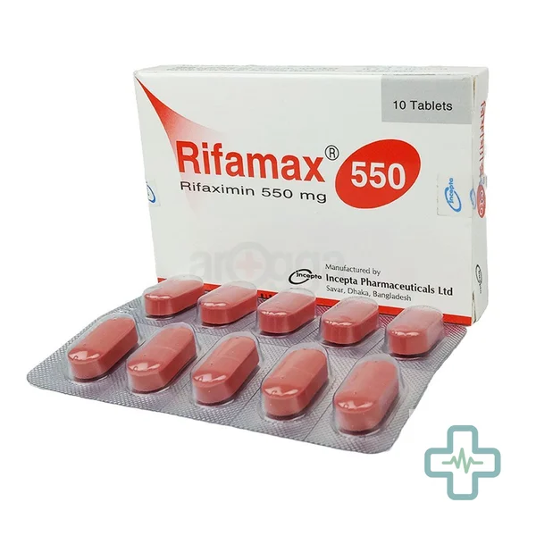 Rifamax 550 550 mg Tablet — Rifaximin
