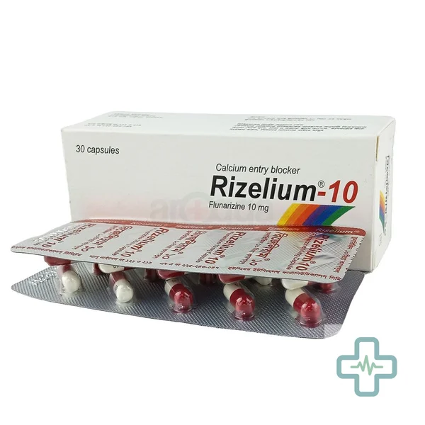 Rizelium 10 mg Capsule — Flunarizine