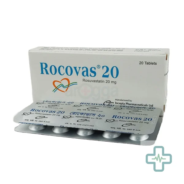 Rocovas 20 20 mg Tablet — Rosuvastatin