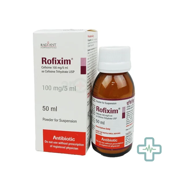 Rofixim 100 mg/5 ml Powder For Suspension — Cefixime