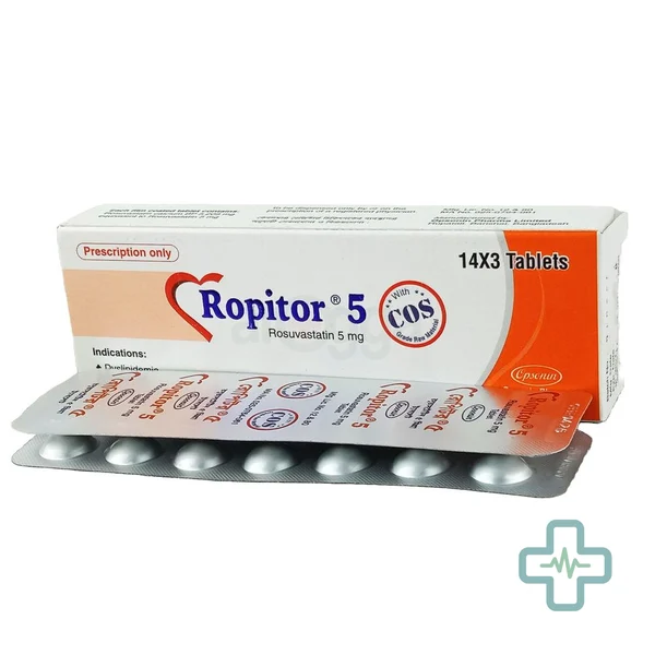 Ropitor 5 mg Tablet — Rosuvastatin