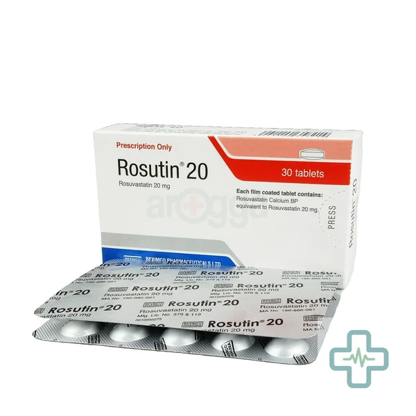 Rosutin 20 20 mg Tablet — Rosuvastatin
