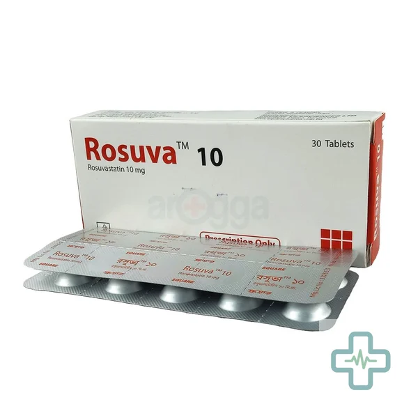 Rosuva 10 10 mg Tablet — Rosuvastatin