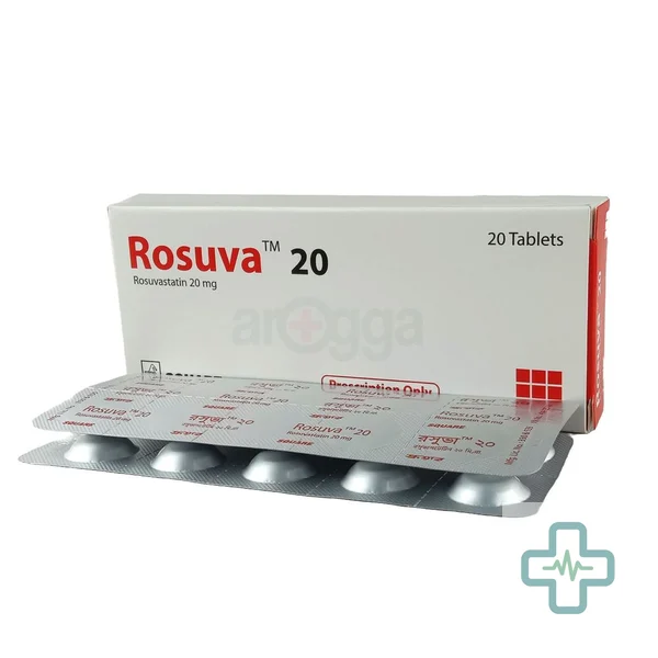 Rosuva 20 20 mg Tablet — Rosuvastatin