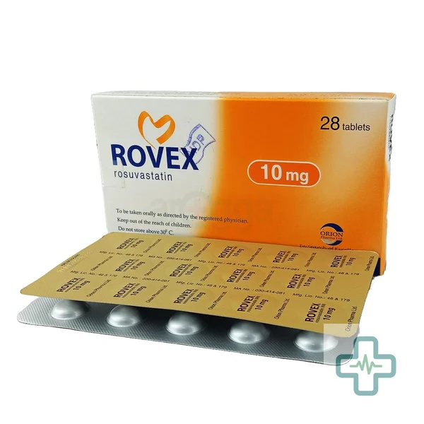 Rovex 10 10 mg Tablet — Rosuvastatin