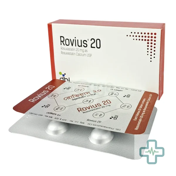 Rovius 20 20 mg Tablet — Rosuvastatin
