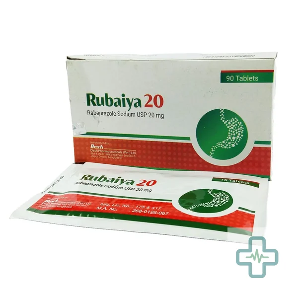Rubaiya 20 20 mg Tablet — Rabeprazole Sodium
