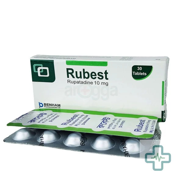 Rubest 10 mg Tablet — Rupatadine