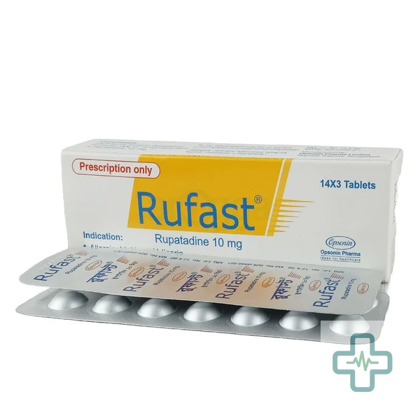 Rufast 10 10 mg Tablet — Rupatadine