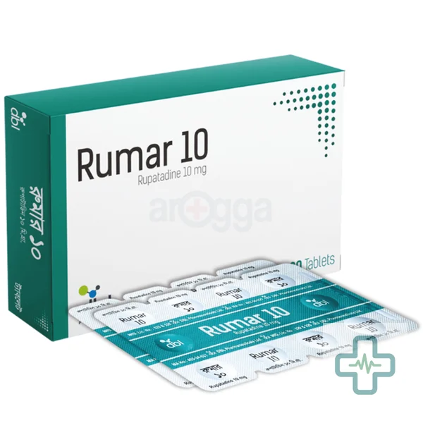 Rumar 10 10 mg Tablet — Rupatadine