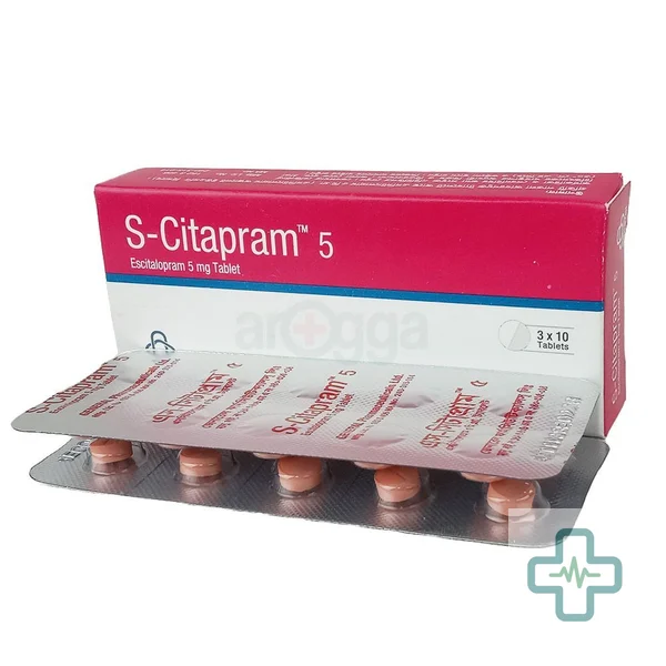 S-Citapram 5 mg Tablet — Escitalopram