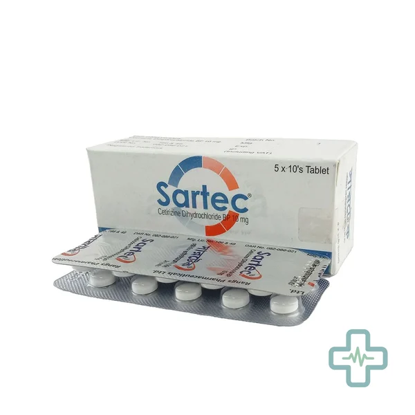 Sartec 10 mg Tablet — Cetirizine Dihydrochloride