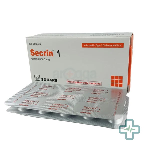 Secrin 1 mg Tablet — Glimepiride