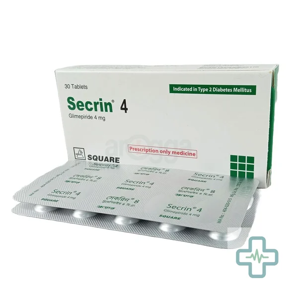 Secrin 4 mg Tablet — Glimepiride