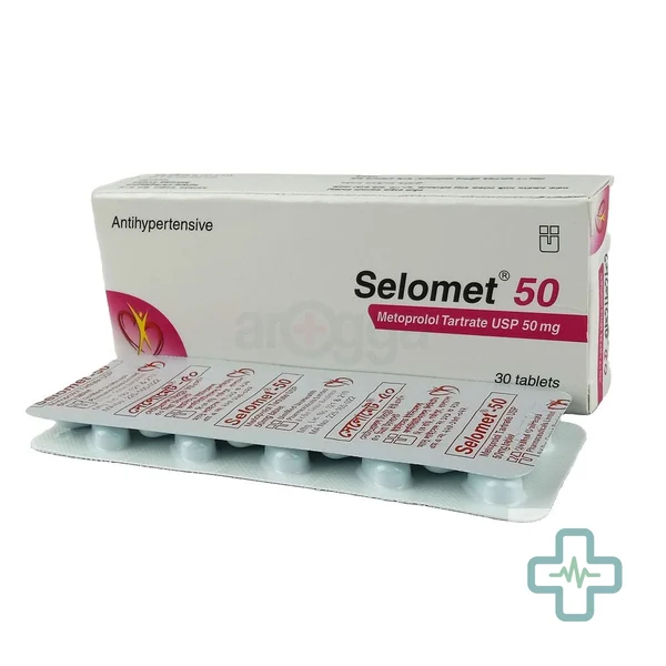 Selomet 50 mg Tablet — Metoprolol Tartrate