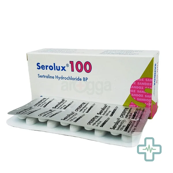 Serolux 100 mg Tablet — Sertraline