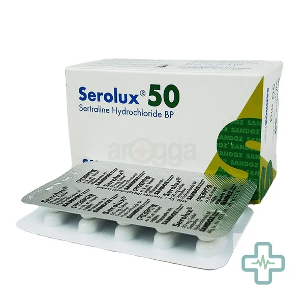 Serolux 50 mg Tablet — Sertraline