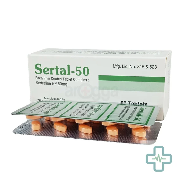 Sertal 50 mg Tablet — Sertraline