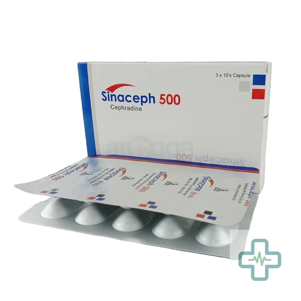 Sinaceph 500 mg Capsule — Cephradine