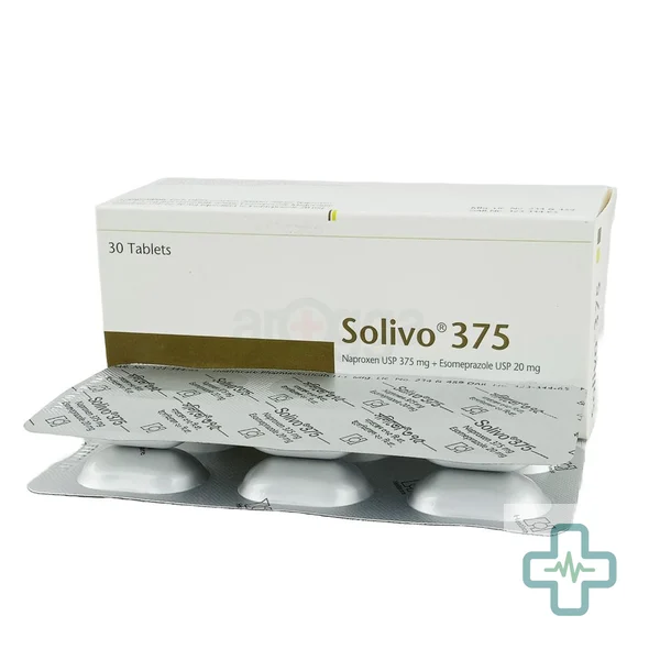 Solivo 375 20 mg + 375 mg Tablet — Esomeprazole + Naproxen